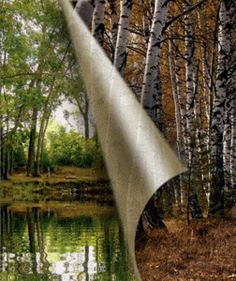 времена года - природа, лес, пейзаж - предпросмотр