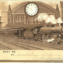 Схема вышивки «Meet Me at...»