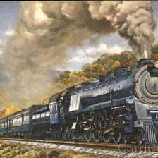Оригинал схемы вышивки «The Baltimore & Ohio Railroad Co.» (№461299)