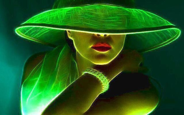 Зеленая шляпа - оригинал