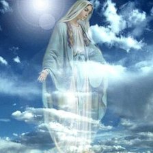 Схема вышивки «божья мать»