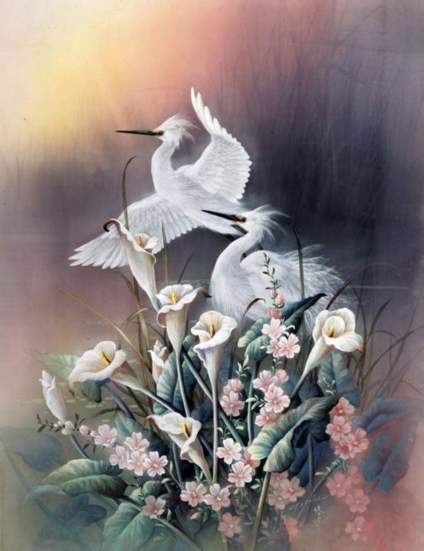 цапли - оригинал