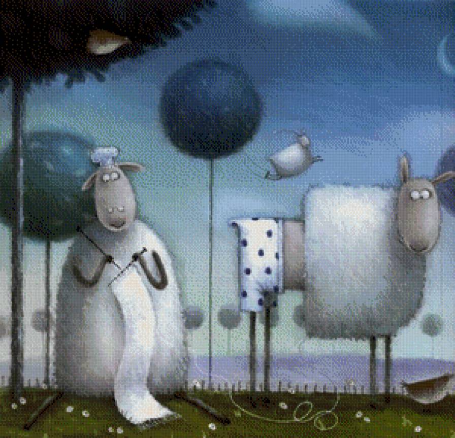 Овечки: вяжем костюмчик - rob scotton, овечка - предпросмотр