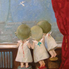 Схема вышивки «париииж»