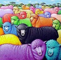 Цветные овцы