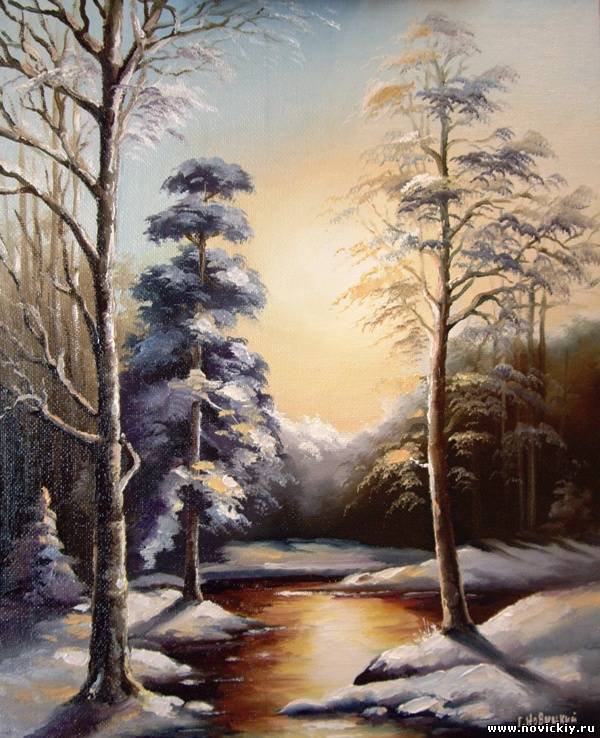 красавица-зима - родные просторы - оригинал