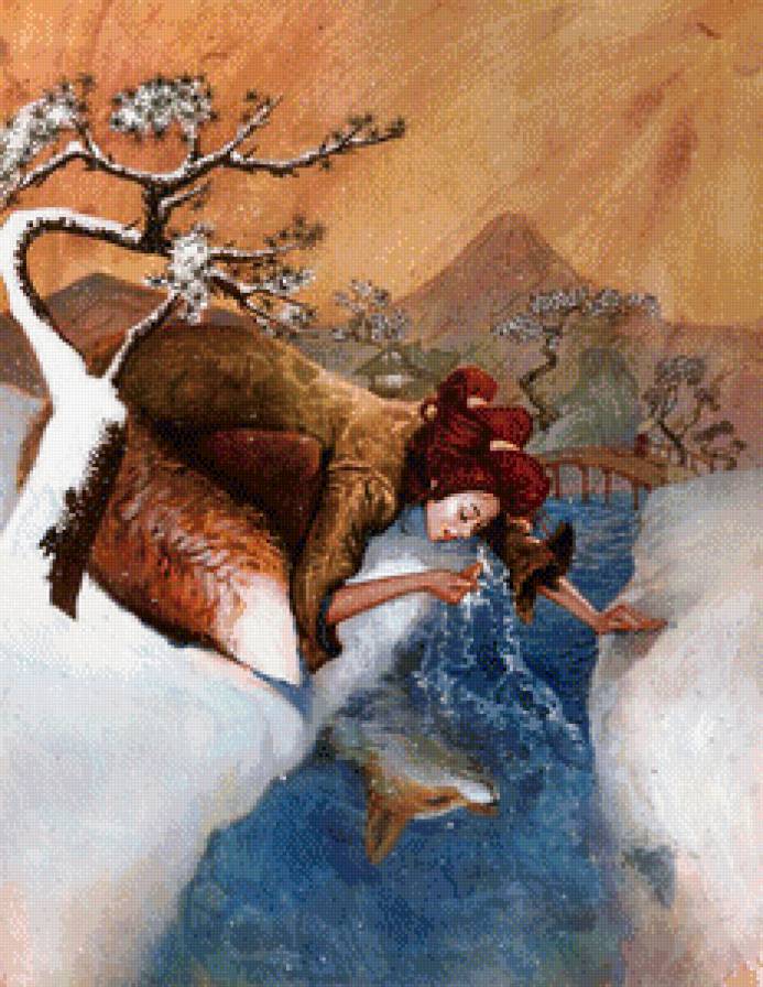 Женщина-лиса (хули-цзин)2 - лиса, женщина, хули-цзин, китай - предпросмотр