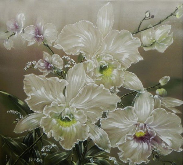 орхидеи - цветы - оригинал