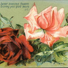 Схема вышивки «Sweet-Scented Flowers to Bring you Glad Hours»