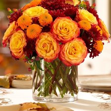 Схема вышивки «Осенний букет»