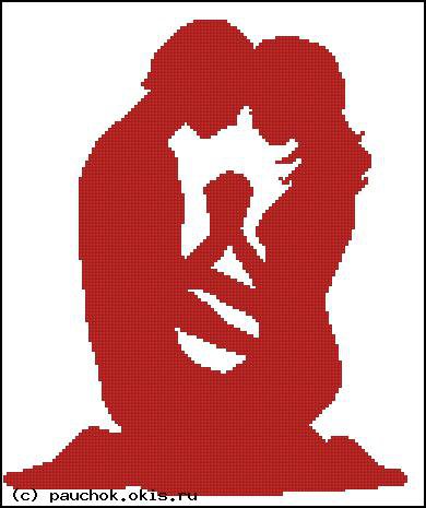 Двое - монохром, любовь, пара, парень, девушка - оригинал