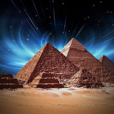 Оригинал схемы вышивки «Египетские пирамиды» (№462801)