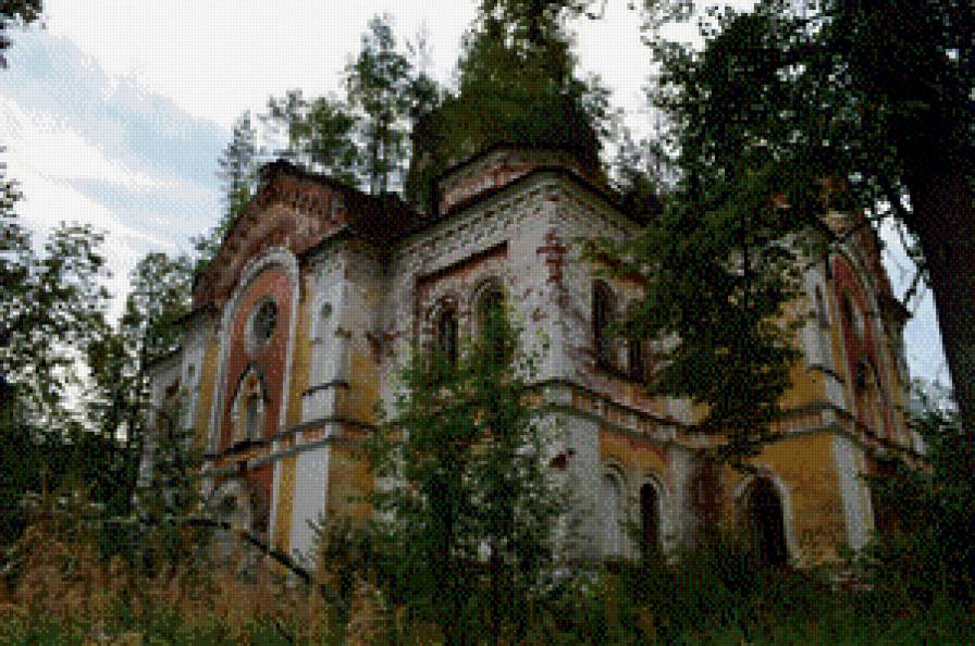 Пустой брошенный дом - пейзаж, дом, природа - предпросмотр