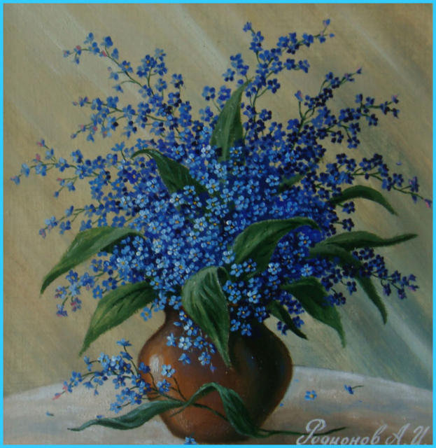 Незабудки - цветы, букет - оригинал