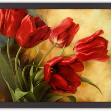 Схема вышивки «Тюльпаны»