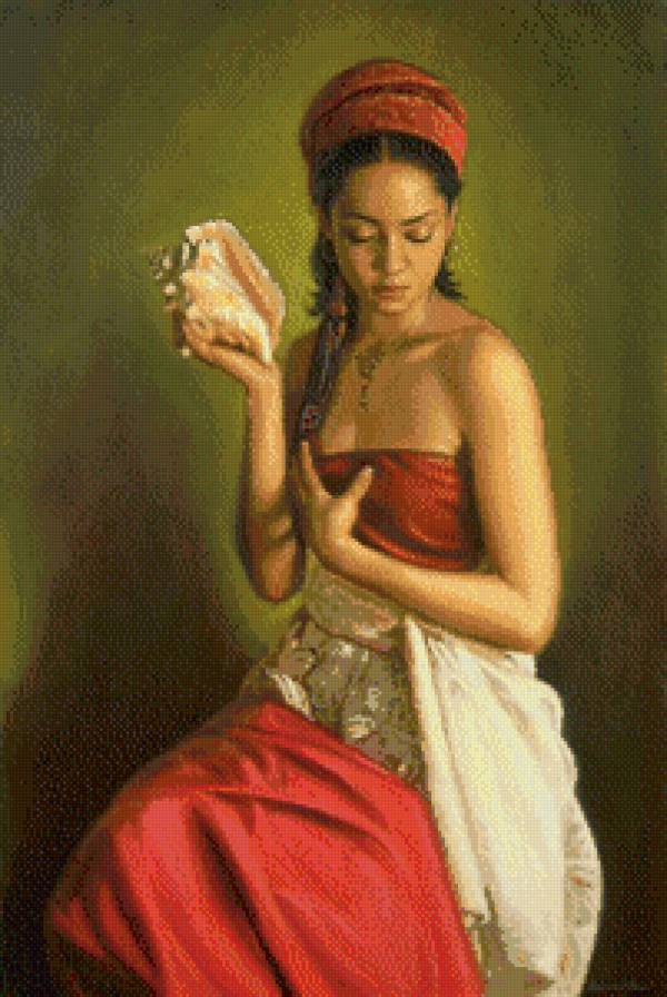 Сирена - девушка - предпросмотр