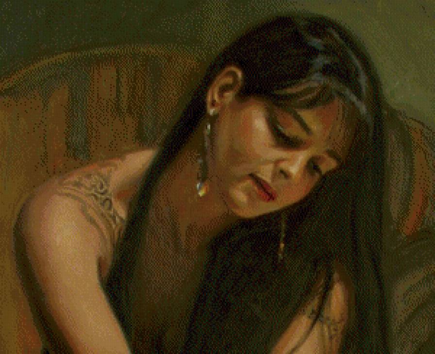 Дымка - девушка - предпросмотр