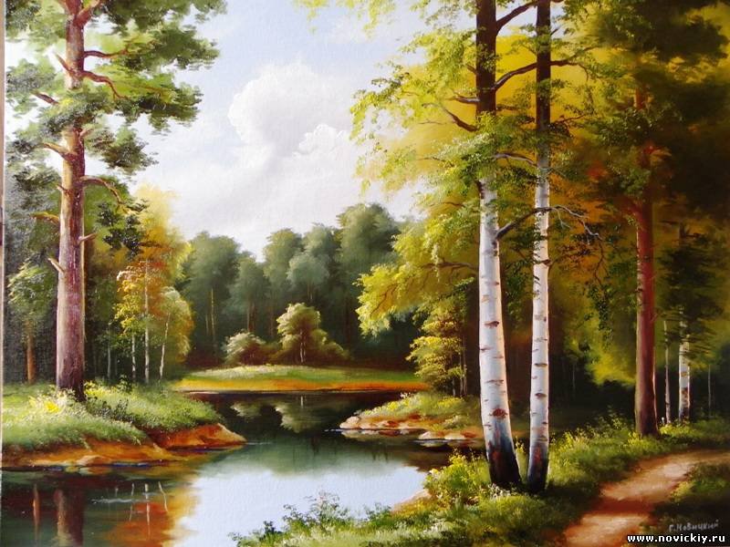 сестрички-березки - родные просторы - оригинал