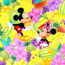 Схема вышивки «Минни иМикки»