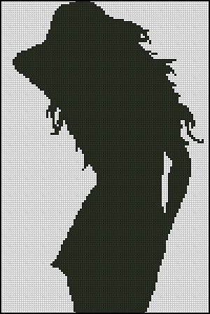 Девушка ч/б - оригинал