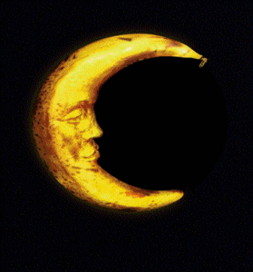 Месяц - луна, месяц, ночь - предпросмотр