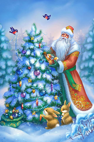 Дедушка Мороз - новый год, зима, рождество - оригинал