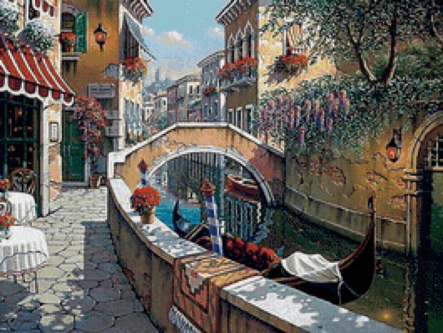 италия - река, италия, лето, город - предпросмотр