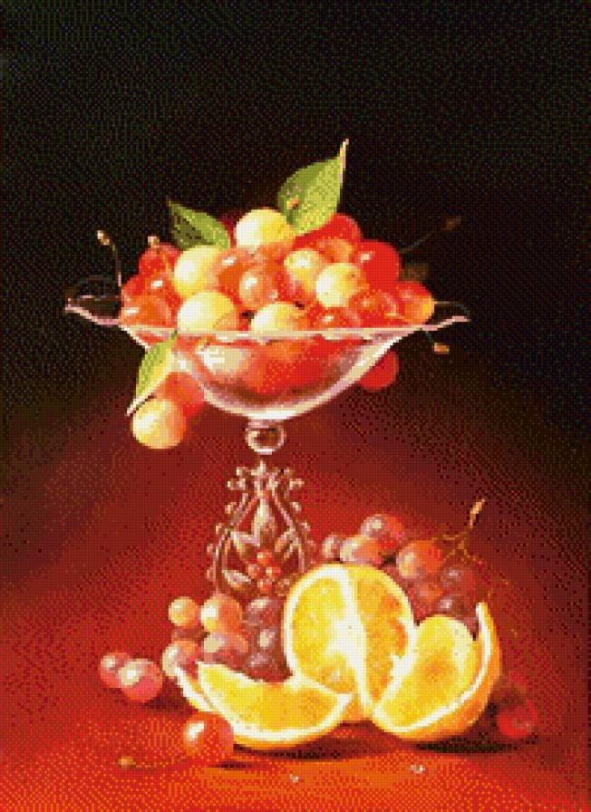 Ludivine Corominas - натюрморт, живопись, фрукты - предпросмотр