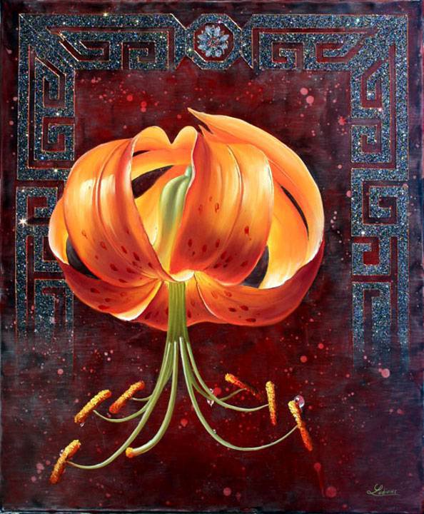 Ludivine Corominas - живопись, цветы - оригинал