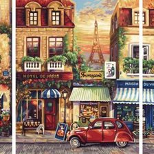 Схема вышивки «Город»