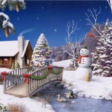 Схема вышивки «новый год»