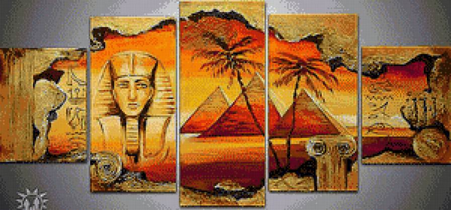 Египет - полиптих - предпросмотр