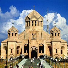 Оригинал схемы вышивки «армянская церковь» (№465237)