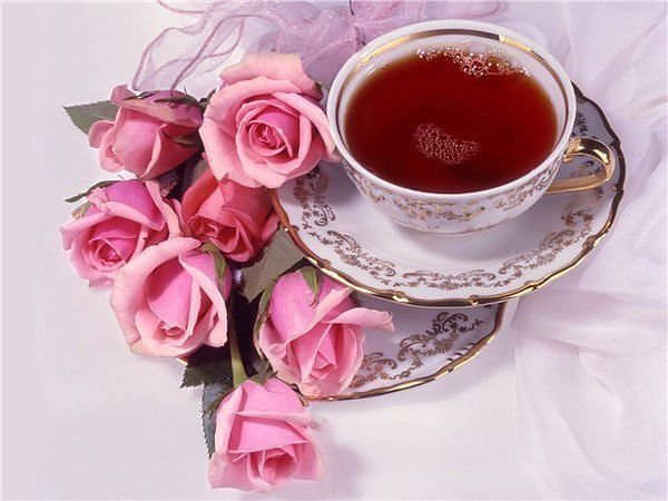 чашка с розой - оригинал