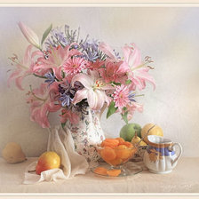 Схема вышивки «лилии»