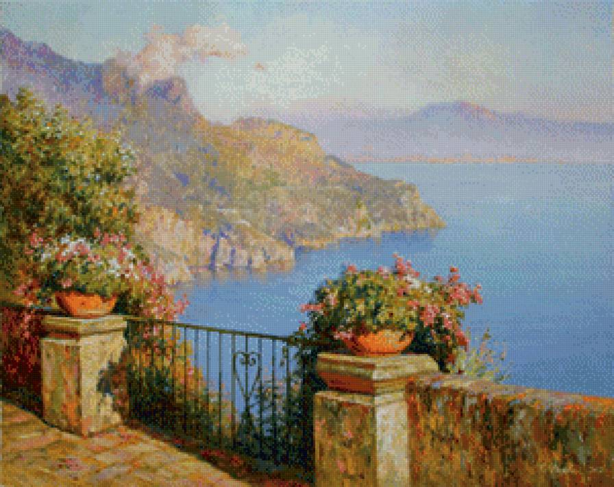 Побережье - море, пейзаж - предпросмотр