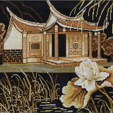 Оригинал схемы вышивки «Пагода» (№465948)