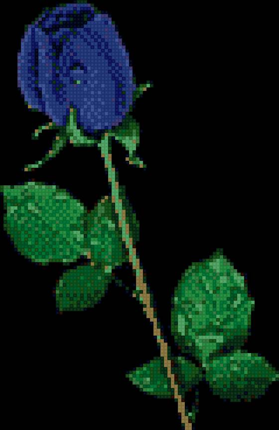 одинокая роза - предпросмотр