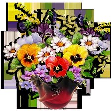 Схема вышивки «букет»