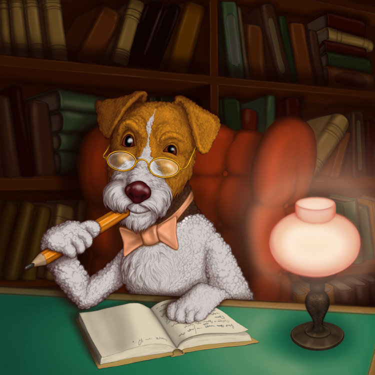 Мудрый пёс - собаки, сказка - оригинал