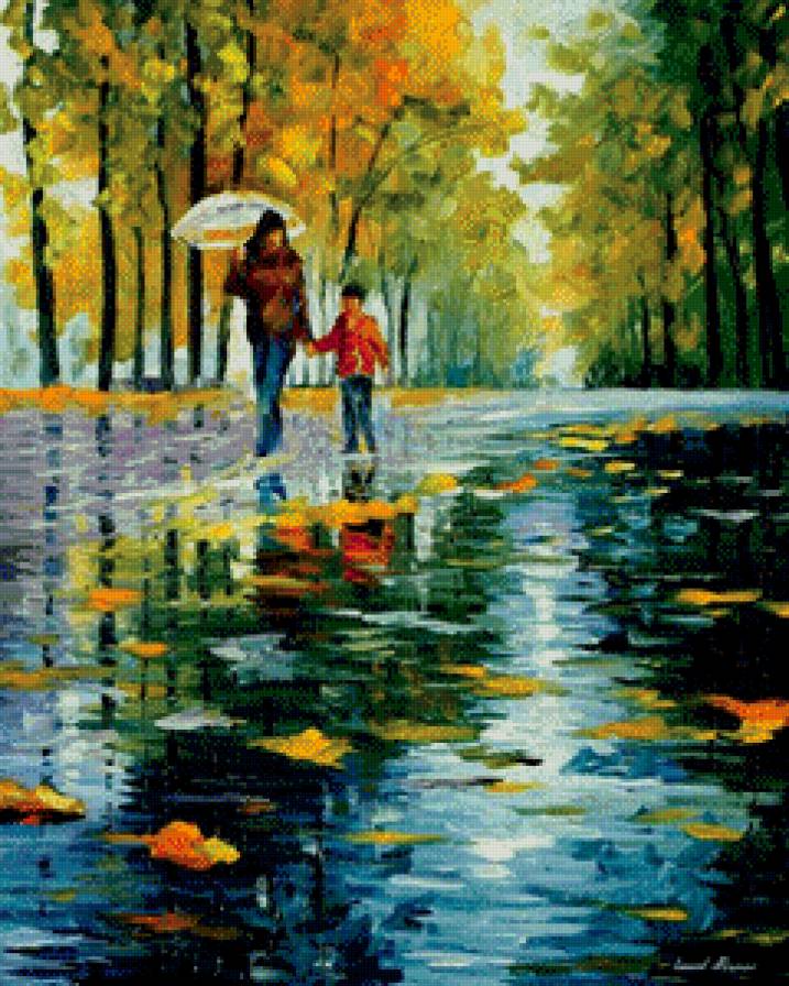 картина Л.Афремов - картина, осень - предпросмотр