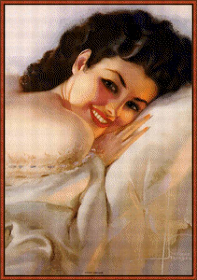 красавица - ретро - предпросмотр