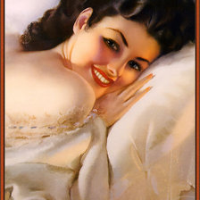 Схема вышивки «красавица»