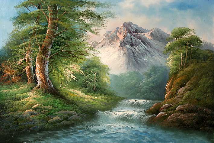 быстрая река - красота природы - оригинал