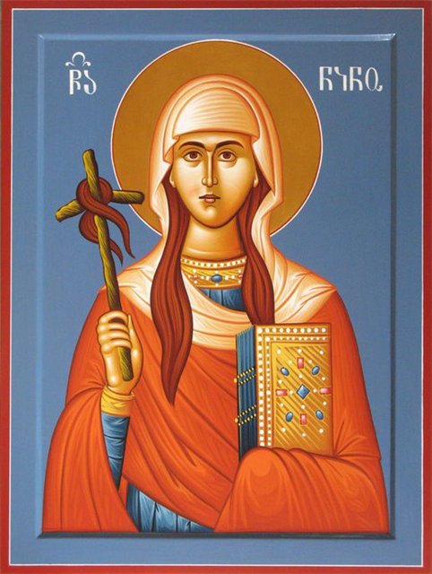 წმინდა ნინო - წმ.ნინოს ხატის სქემა - оригинал