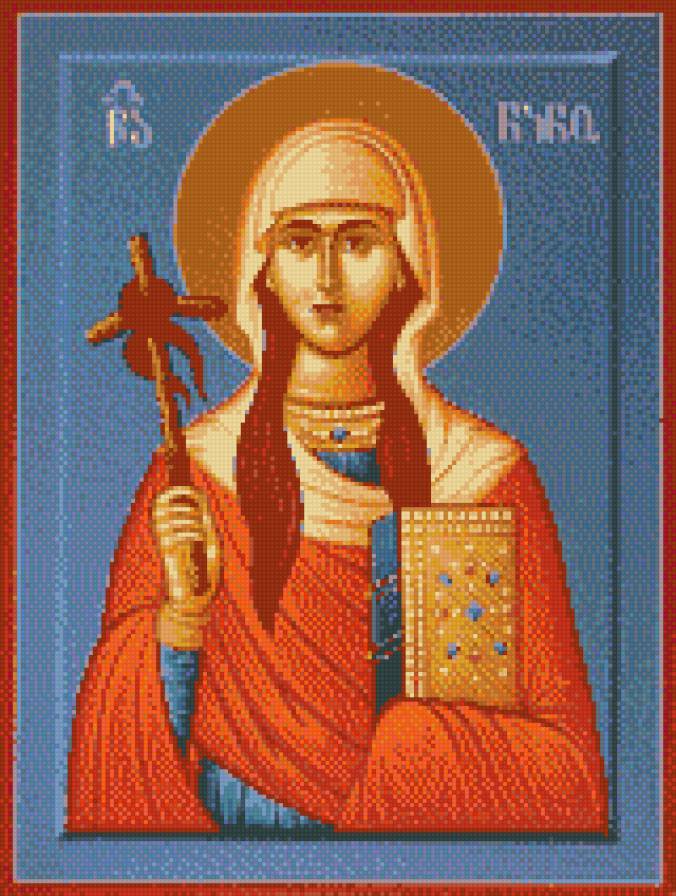 წმინდა ნინო - წმ.ნინოს ხატის სქემა - предпросмотр