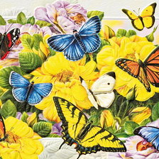 Оригинал схемы вышивки «бабочки» (№467629)