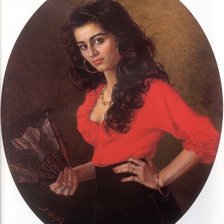 Схема вышивки «Шилов. молодая цыганка»