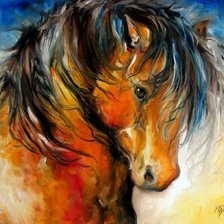 Схема вышивки «красавица Марсия Болдуин»