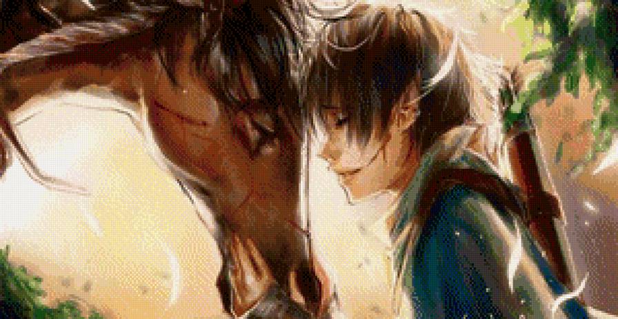 №467917 - природа, друг, лошадь, люди, животные - предпросмотр